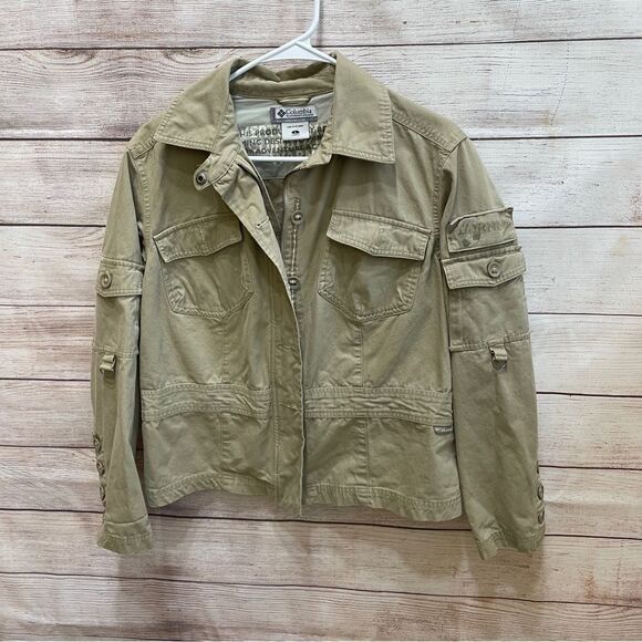 COLUMBIA UTILITY FIELD JACKET IN KHAKI - Picture 9 of 9